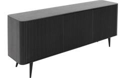 Goossens dressoir seppe zwart eiken - 8210679-01
