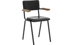 Leder outdoor zwart