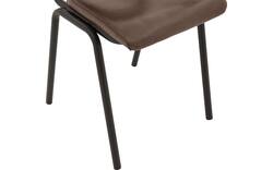 Goossens eetkamerstoel chaplin bruin leer - 8210697-03
