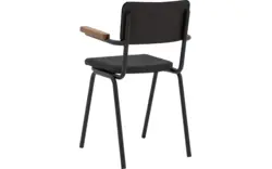 Goossens eetkamerstoel chaplin grijs leer - 8210699-02