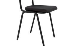 Goossens eetkamerstoel chaplin grijs leer - 8210699-02