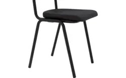 Goossens eetkamerstoel chaplin grijs leer - 8210699-02