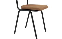 Goossens eetkamerstoel chaplin bruin leer - 8210700-02