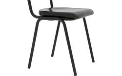 Goossens eetkamerstoel chaplin groen leer - 8210702-01