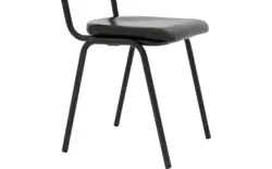Goossens eetkamerstoel chaplin groen leer - 8210702-01