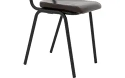 Goossens eetkamerstoel chaplin bruin leer - 8210703-01