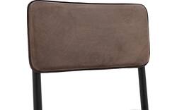 Goossens eetkamerstoel chaplin bruin leer - 8210704-02