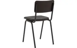 Goossens eetkamerstoel chaplin bruin leer - 8210705-01