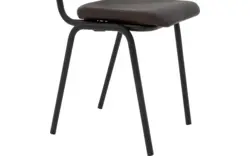 Goossens eetkamerstoel chaplin bruin leer - 8210705-01