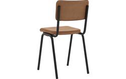 Goossens eetkamerstoel chaplin bruin leer - 8210706-02
