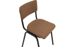 Goossens eetkamerstoel chaplin bruin leer - 8210706-02