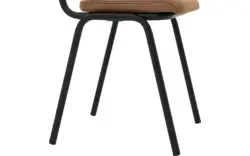 Goossens eetkamerstoel chaplin bruin leer - 8210706-02