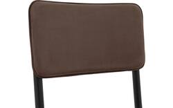 Goossens eetkamerstoel chaplin bruin leer - 8210707-02