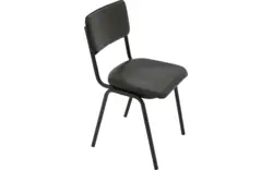 Goossens eetkamerstoel chaplin groen leer - 8210708-01