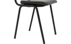 Goossens eetkamerstoel chaplin groen leer - 8210708-01