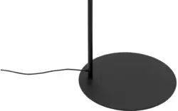 Goossens vloerlamp musik zwart metaal - 8210819-01