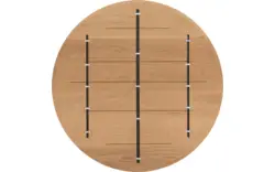 Goossens excellent eettafel uniek blank eiken - 8210847-01-a