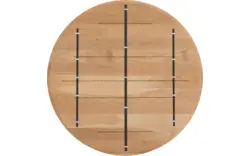 Goossens excellent eettafel uniek blank eiken - 8210848-01-a