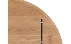 Goossens excellent eettafel uniek blank eiken - 8210848-01-a