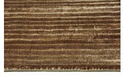 Goossens vloerkleed rib bruin viscose - 8211273-01