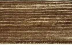 Goossens vloerkleed rib bruin viscose - 8211273-01