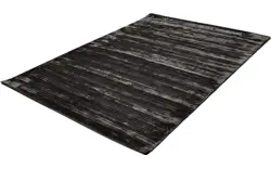 Goossens vloerkleed rib grijs viscose - 8211275-01