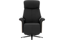 Goossens relaxstoel finesse zwart leer - 8211285-02