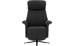 Goossens relaxstoel finesse zwart leer - 8211285-02