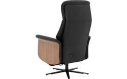 Goossens relaxstoel finesse zwart leer - 8211285-02