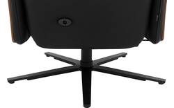 Goossens relaxstoel finesse zwart leer - 8211285-02