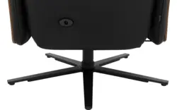 Goossens relaxstoel finesse zwart leer - 8211285-02