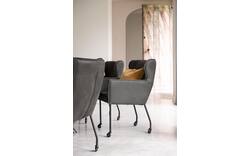Goossens excellent eetkamerstoel leogang zwart leer - 8211356-omgekleurd-03