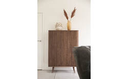 Goossens opbergkast seppe donker bruin eiken - 8203769-01