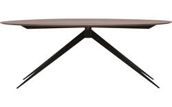 Goossens excellent eettafel uniek donker bruin eiken - 8211503-01