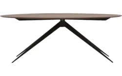 Goossens excellent eettafel uniek donker bruin eiken - 8211503-02