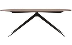 Goossens excellent eettafel uniek donker bruin eiken - 8211504-01