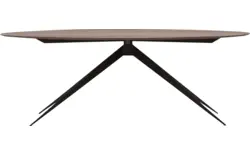 Goossens excellent eettafel uniek donker bruin eiken - 8211504-02