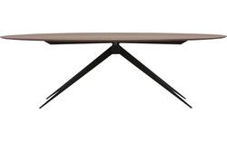 Goossens excellent eettafel uniek donker bruin eiken - 8211507-01