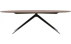 Goossens excellent eettafel uniek donker bruin eiken - 8211507-02