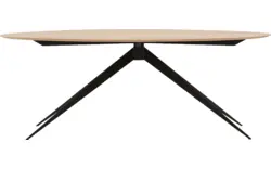 Goossens excellent eettafel uniek blank eiken - 8211524-02