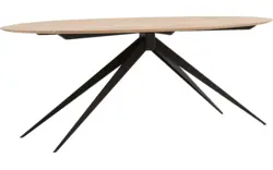 Goossens excellent eettafel uniek blank eiken - 8211524-02