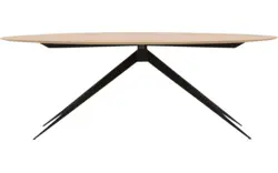 Goossens excellent eettafel uniek blank eiken - 8211525-02