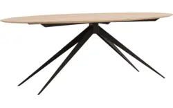 Goossens excellent eettafel uniek blank eiken - 8211525-02