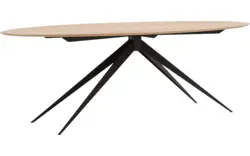 Goossens excellent eettafel uniek blank eiken - 8211526-02