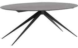 Goossens excellent eettafel uniek zwart eiken - 8211531-02
