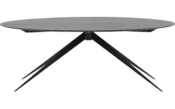 Goossens excellent eettafel uniek zwart eiken - 8211532-02
