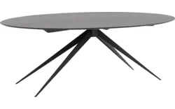 Goossens excellent eettafel uniek zwart eiken - 8211534-02