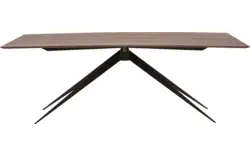 Goossens excellent eettafel uniek donker bruin eiken - 8211546-02