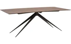 Goossens excellent eettafel uniek donker bruin eiken - 8211546-02