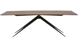 Goossens excellent eettafel uniek donker bruin eiken - 8211547-02